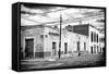 ¡Viva Mexico! B&W Collection - Mexican Street Scene-Philippe Hugonnard-Framed Stretched Canvas