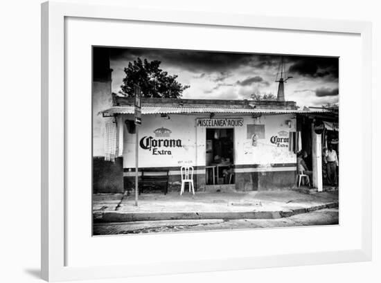 ¡Viva Mexico! B&W Collection - Mexican Supermarket-Philippe Hugonnard-Framed Photographic Print