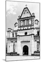 ¡Viva Mexico! B&W Collection - Mexican White Church II-Philippe Hugonnard-Mounted Photographic Print