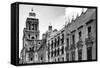 ¡Viva Mexico! B&W Collection - Mexico City Facades II-Philippe Hugonnard-Framed Stretched Canvas