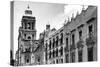 ¡Viva Mexico! B&W Collection - Mexico City Facades II-Philippe Hugonnard-Stretched Canvas