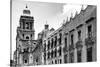 ¡Viva Mexico! B&W Collection - Mexico City Facades II-Philippe Hugonnard-Stretched Canvas