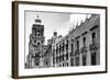 ¡Viva Mexico! B&W Collection - Mexico City Facades II-Philippe Hugonnard-Framed Photographic Print