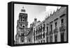 ¡Viva Mexico! B&W Collection - Mexico City Facades II-Philippe Hugonnard-Framed Stretched Canvas