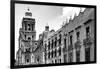 ¡Viva Mexico! B&W Collection - Mexico City Facades II-Philippe Hugonnard-Framed Photographic Print