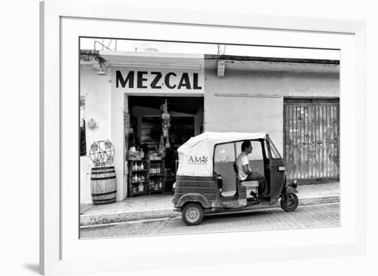 ?Viva Mexico! B&W Collection - Mezcal Tuk Tuk-Philippe Hugonnard-Framed Photographic Print