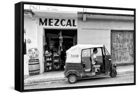 ?Viva Mexico! B&W Collection - Mezcal Tuk Tuk-Philippe Hugonnard-Framed Stretched Canvas