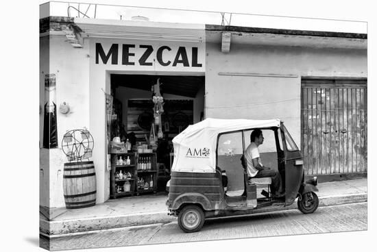 ?Viva Mexico! B&W Collection - Mezcal Tuk Tuk-Philippe Hugonnard-Stretched Canvas