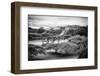 ¡Viva Mexico! B&W Collection - Monte Alban Pyramids II-Philippe Hugonnard-Framed Photographic Print