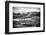 ¡Viva Mexico! B&W Collection - Monte Alban Pyramids II-Philippe Hugonnard-Framed Photographic Print