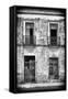 ¡Viva Mexico! B&W Collection - Old Facade-Philippe Hugonnard-Framed Stretched Canvas