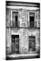 ¡Viva Mexico! B&W Collection - Old Facade-Philippe Hugonnard-Mounted Photographic Print