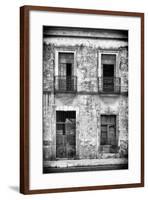 ¡Viva Mexico! B&W Collection - Old Facade-Philippe Hugonnard-Framed Photographic Print