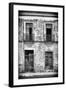 ¡Viva Mexico! B&W Collection - Old Facade-Philippe Hugonnard-Framed Photographic Print