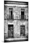 ¡Viva Mexico! B&W Collection - Old Facade-Philippe Hugonnard-Mounted Photographic Print