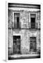 ¡Viva Mexico! B&W Collection - Old Facade-Philippe Hugonnard-Framed Photographic Print