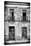 ¡Viva Mexico! B&W Collection - Old Facade-Philippe Hugonnard-Stretched Canvas