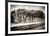 ¡Viva Mexico! B&W Collection - One Thousand Mayan Columns - Chichen Itza-Philippe Hugonnard-Framed Photographic Print