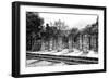 ¡Viva Mexico! B&W Collection - One Thousand Mayan Columns III - Chichen Itza-Philippe Hugonnard-Framed Photographic Print