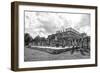 ¡Viva Mexico! B&W Collection - One Thousand Mayan Columns V - Chichen Itza-Philippe Hugonnard-Framed Photographic Print