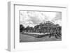 ¡Viva Mexico! B&W Collection - One Thousand Mayan Columns V - Chichen Itza-Philippe Hugonnard-Framed Photographic Print