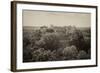 ¡Viva Mexico! B&W Collection - Pyramid in Mayan City of Calakmul II-Philippe Hugonnard-Framed Photographic Print