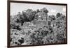 ¡Viva Mexico! B&W Collection - Pyramid in Mayan City of Calakmul IV-Philippe Hugonnard-Framed Photographic Print