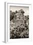 ¡Viva Mexico! B&W Collection - Pyramid in Mayan City of Calakmul V-Philippe Hugonnard-Framed Photographic Print