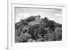 ¡Viva Mexico! B&W Collection - Pyramid in Mayan City of Calakmul VII-Philippe Hugonnard-Framed Photographic Print