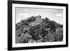 ¡Viva Mexico! B&W Collection - Pyramid in Mayan City of Calakmul VII-Philippe Hugonnard-Framed Photographic Print