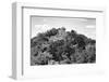 ¡Viva Mexico! B&W Collection - Pyramid in Mayan City of Calakmul VII-Philippe Hugonnard-Framed Photographic Print