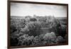 ¡Viva Mexico! B&W Collection - Pyramid in Mayan City of Calakmul-Philippe Hugonnard-Framed Photographic Print
