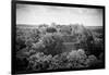 ¡Viva Mexico! B&W Collection - Pyramid in Mayan City of Calakmul-Philippe Hugonnard-Framed Photographic Print