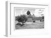 ¡Viva Mexico! B&W Collection - Pyramid of Cantona II-Philippe Hugonnard-Framed Photographic Print