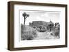 ¡Viva Mexico! B&W Collection - Pyramid of Cantona-Philippe Hugonnard-Framed Photographic Print