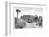 ¡Viva Mexico! B&W Collection - Pyramid of Cantona-Philippe Hugonnard-Framed Photographic Print