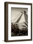 ¡Viva Mexico! B&W Collection - Pyramid of Chichen Itza III-Philippe Hugonnard-Framed Photographic Print