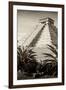 ¡Viva Mexico! B&W Collection - Pyramid of Chichen Itza III-Philippe Hugonnard-Framed Photographic Print