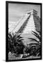 ¡Viva Mexico! B&W Collection - Pyramid of Chichen Itza IV-Philippe Hugonnard-Framed Photographic Print