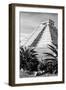 ¡Viva Mexico! B&W Collection - Pyramid of Chichen Itza IV-Philippe Hugonnard-Framed Photographic Print