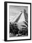 ¡Viva Mexico! B&W Collection - Pyramid of Chichen Itza IV-Philippe Hugonnard-Framed Premium Photographic Print