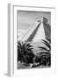 ¡Viva Mexico! B&W Collection - Pyramid of Chichen Itza IV-Philippe Hugonnard-Framed Premium Photographic Print