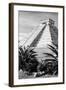 ¡Viva Mexico! B&W Collection - Pyramid of Chichen Itza IV-Philippe Hugonnard-Framed Photographic Print