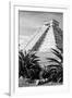 ¡Viva Mexico! B&W Collection - Pyramid of Chichen Itza IV-Philippe Hugonnard-Framed Photographic Print