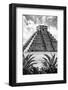 ¡Viva Mexico! B&W Collection - Pyramid of Chichen Itza IX-Philippe Hugonnard-Framed Photographic Print