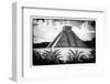 ¡Viva Mexico! B&W Collection - Pyramid of Chichen Itza V-Philippe Hugonnard-Framed Photographic Print