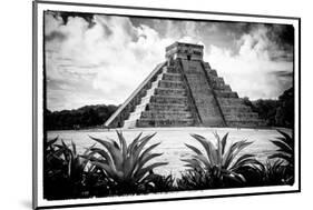 ¡Viva Mexico! B&W Collection - Pyramid of Chichen Itza V-Philippe Hugonnard-Mounted Photographic Print