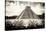 ¡Viva Mexico! B&W Collection - Pyramid of Chichen Itza VI-Philippe Hugonnard-Stretched Canvas