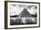 ?Viva Mexico! B&W Collection - Pyramid of Chichen Itza VII-Philippe Hugonnard-Framed Photographic Print