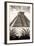 ¡Viva Mexico! B&W Collection - Pyramid of Chichen Itza VIII-Philippe Hugonnard-Framed Photographic Print